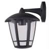 Lamp Sconce Hexagon Bottom Lamp with E27 Max60W Lamp in Black Waterproof IP44